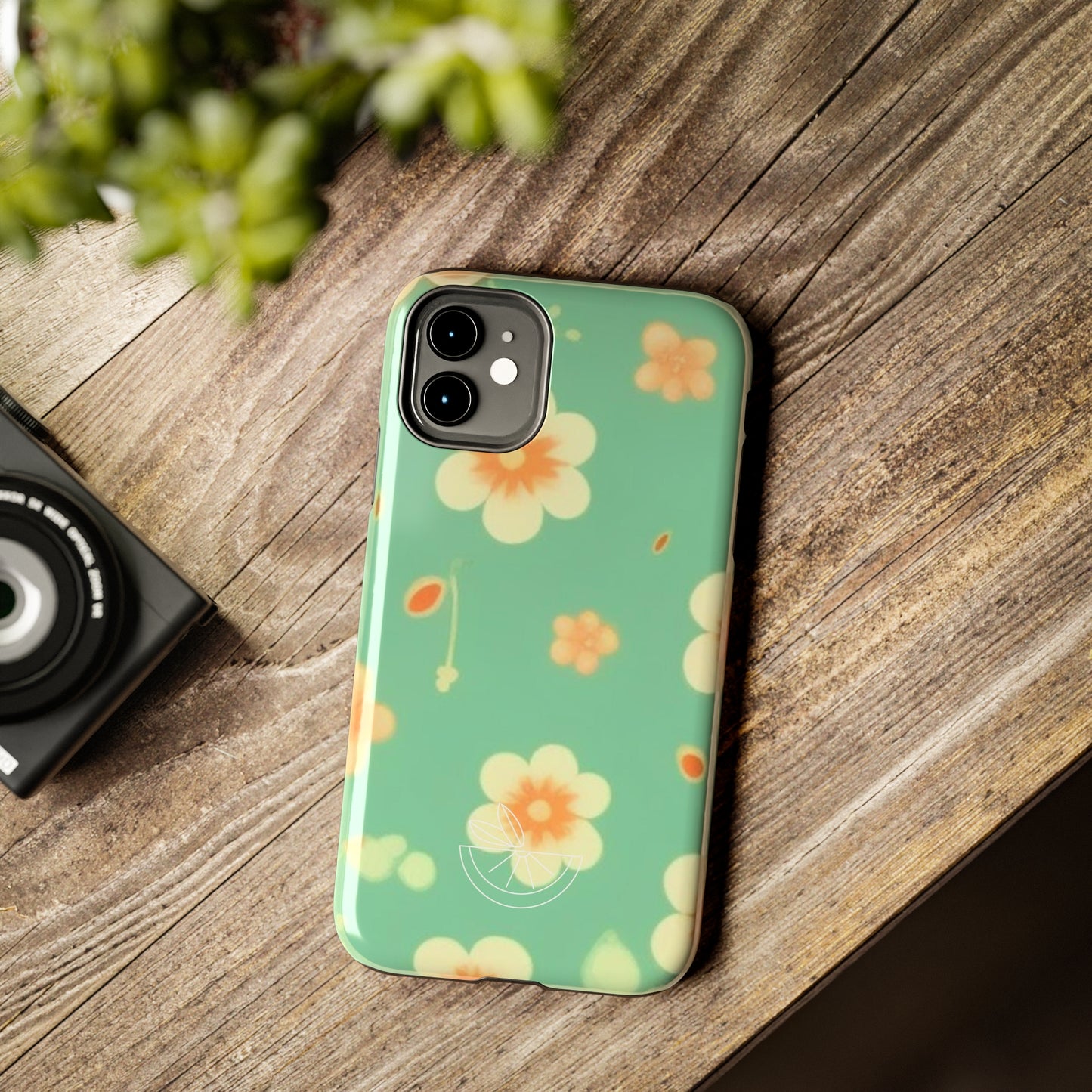 Vintage Coral flowers Tough Phone Cases