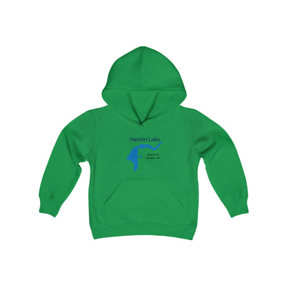 FCF Co. Hamlin Lake Map Youth Heavy Blend Hooded Sweatshirt