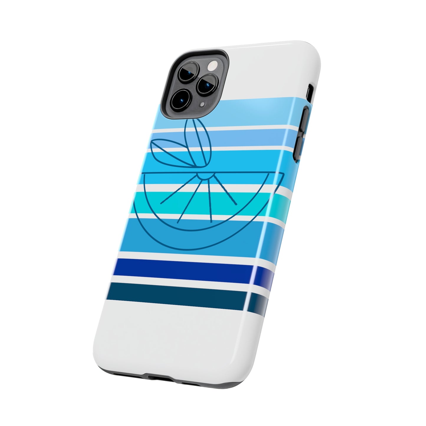 HLC Blue Stripes Tough Phone Cases