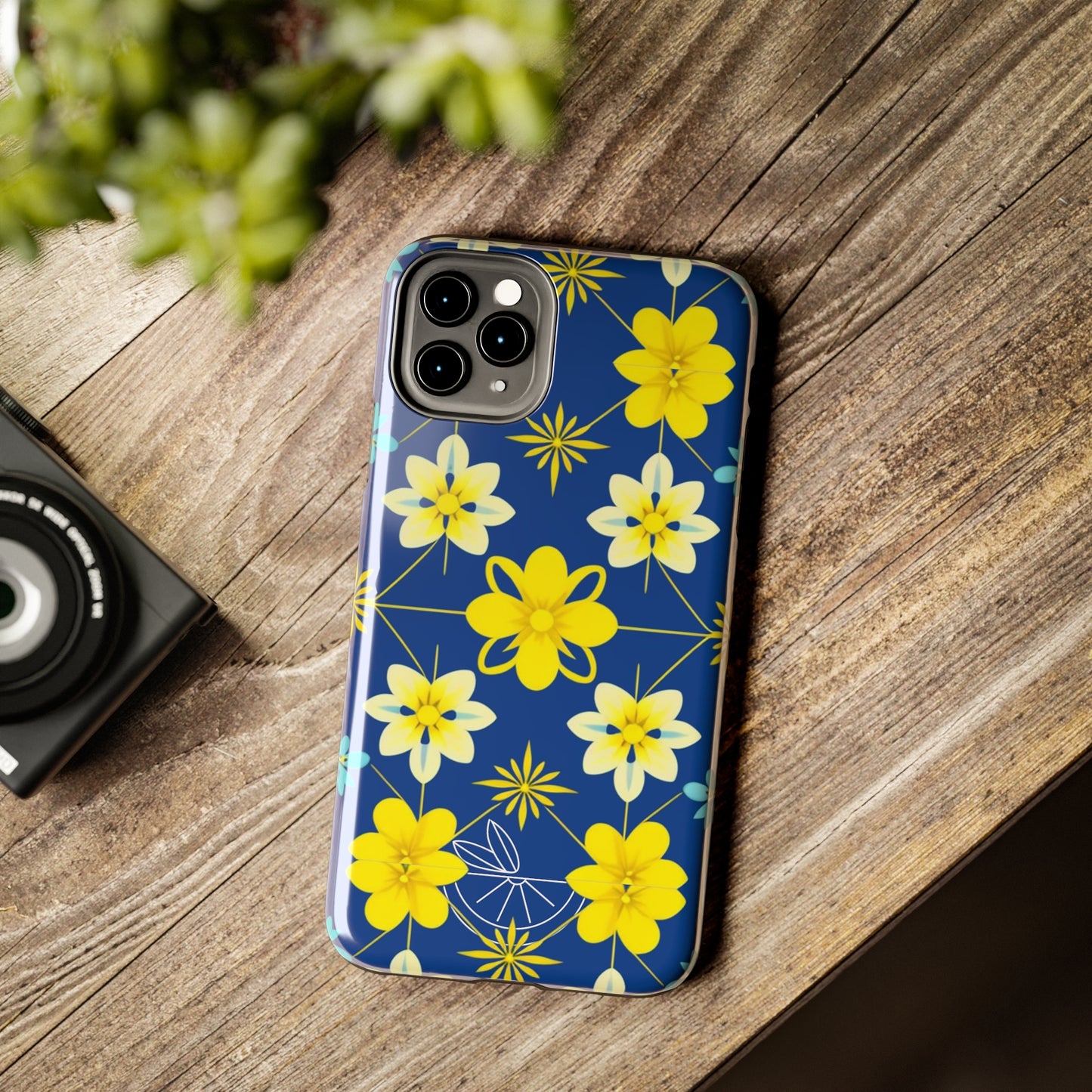 Vintage Yellow Flowers Tough Phone Cases