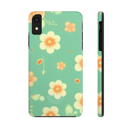 Vintage Coral flowers Tough Phone Cases