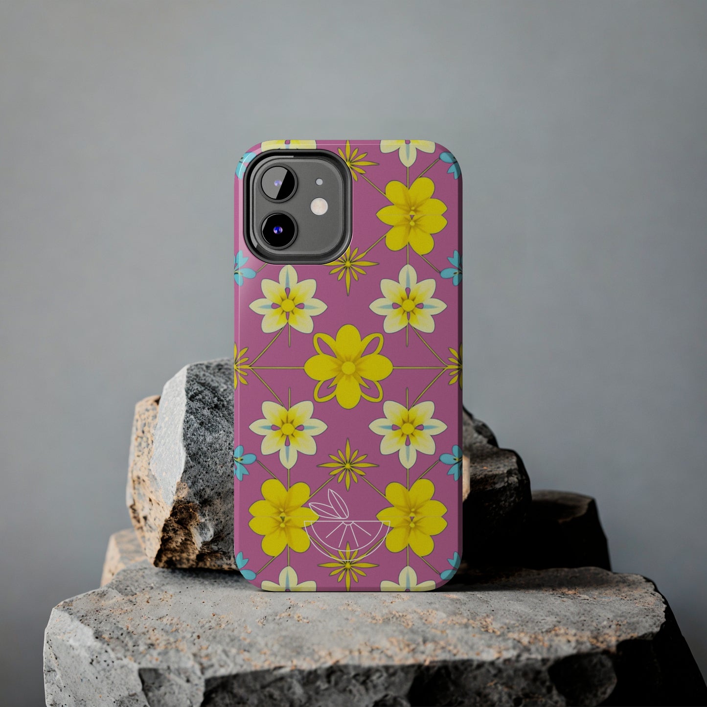 Vintage Yellow Flowers Tough Phone Cases