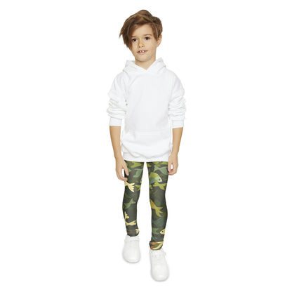 FCF Co. Fish Camo Youth Full-Length Leggings (AOP)