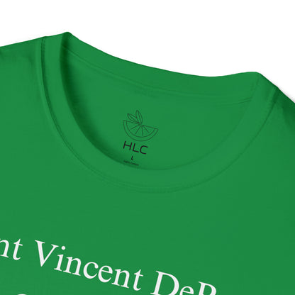 Saint Vincent DePaul Pray for Us Unisex Softstyle T-Shirt