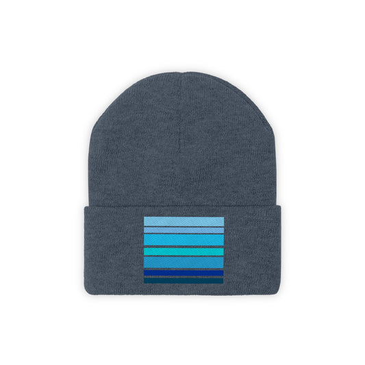 HLC Blue Stripes Knit Beanie