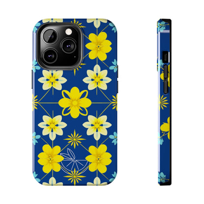 Vintage Yellow Flowers Tough Phone Cases