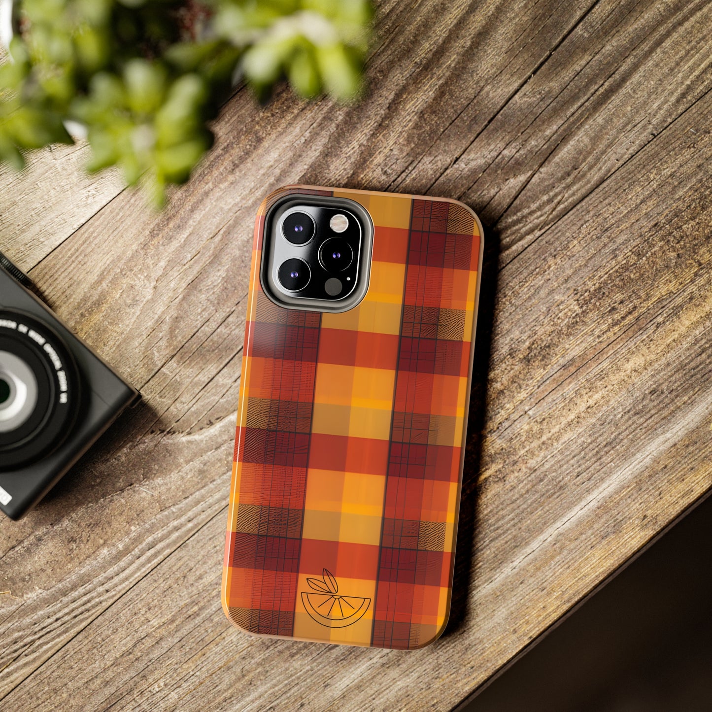 Vintage Fall Plaid HLC Tough Phone Cases