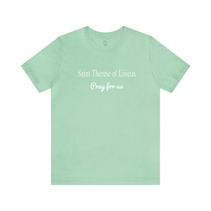 Saint Therese of Lisieux Unisex Jersey Short Sleeve Tee