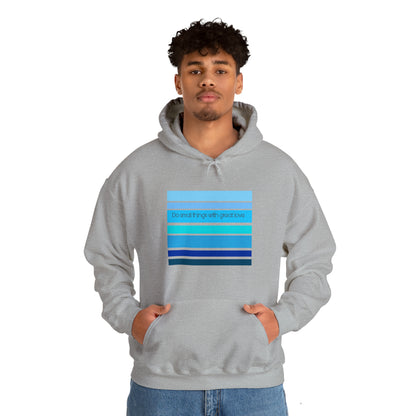 HLC Blue Stripes Unisex Heavy Blend™ Hooded Sweatshirt