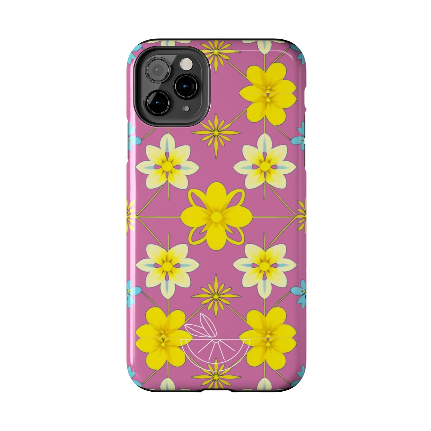 Vintage Yellow Flowers Tough Phone Cases