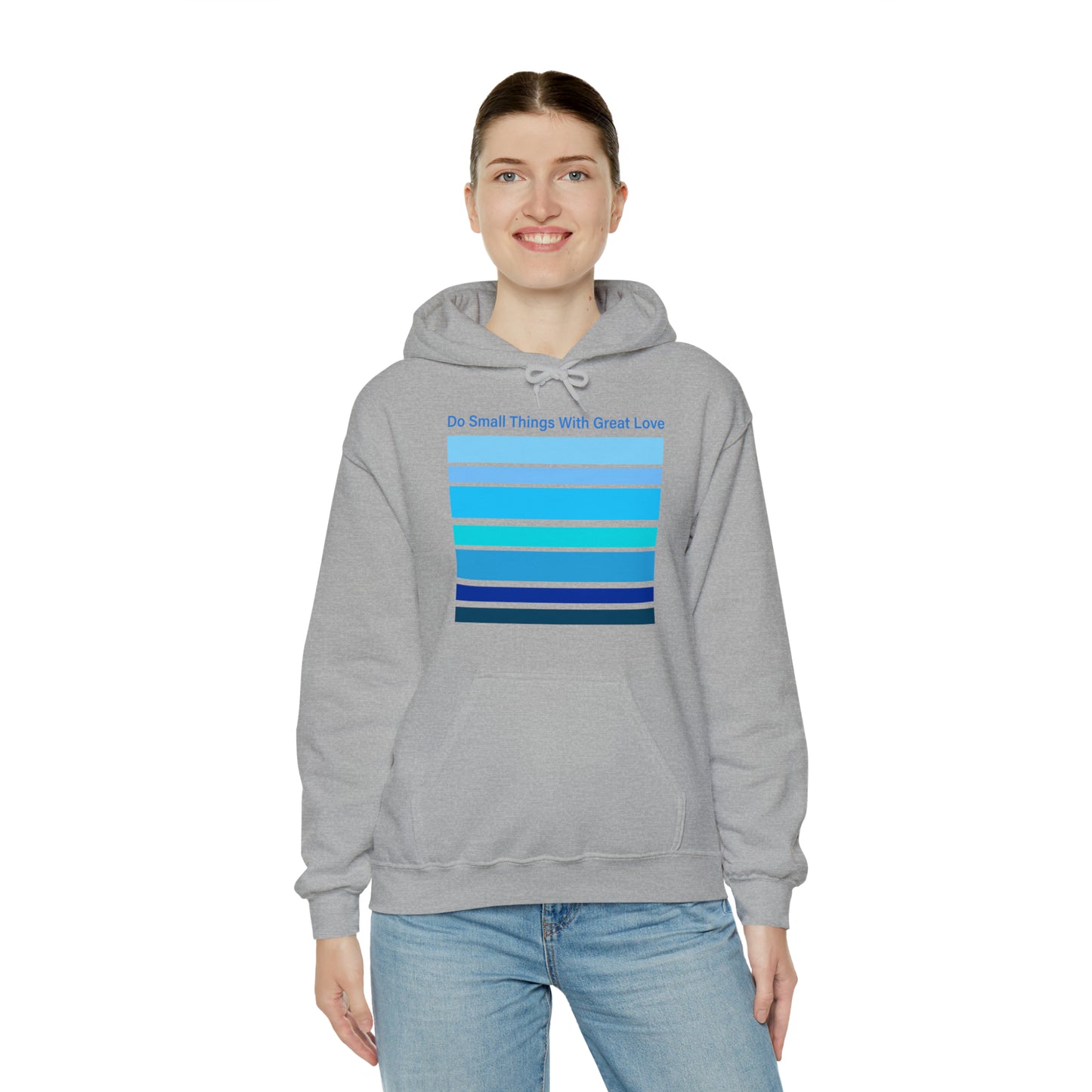 HLC Blue Stripes Unisex Heavy Blend™ Hooded Sweatshirt