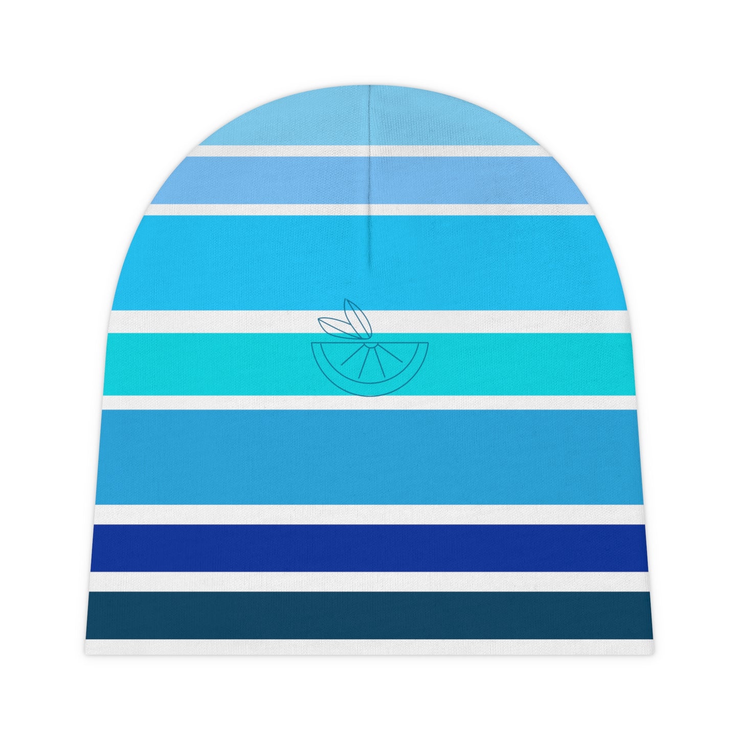 HLC  Blue Stripes Baby Beanie (AOP)