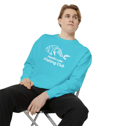 FCF Co. Hamlin Lake Fishing Club Unisex Garment-Dyed Sweatshirt