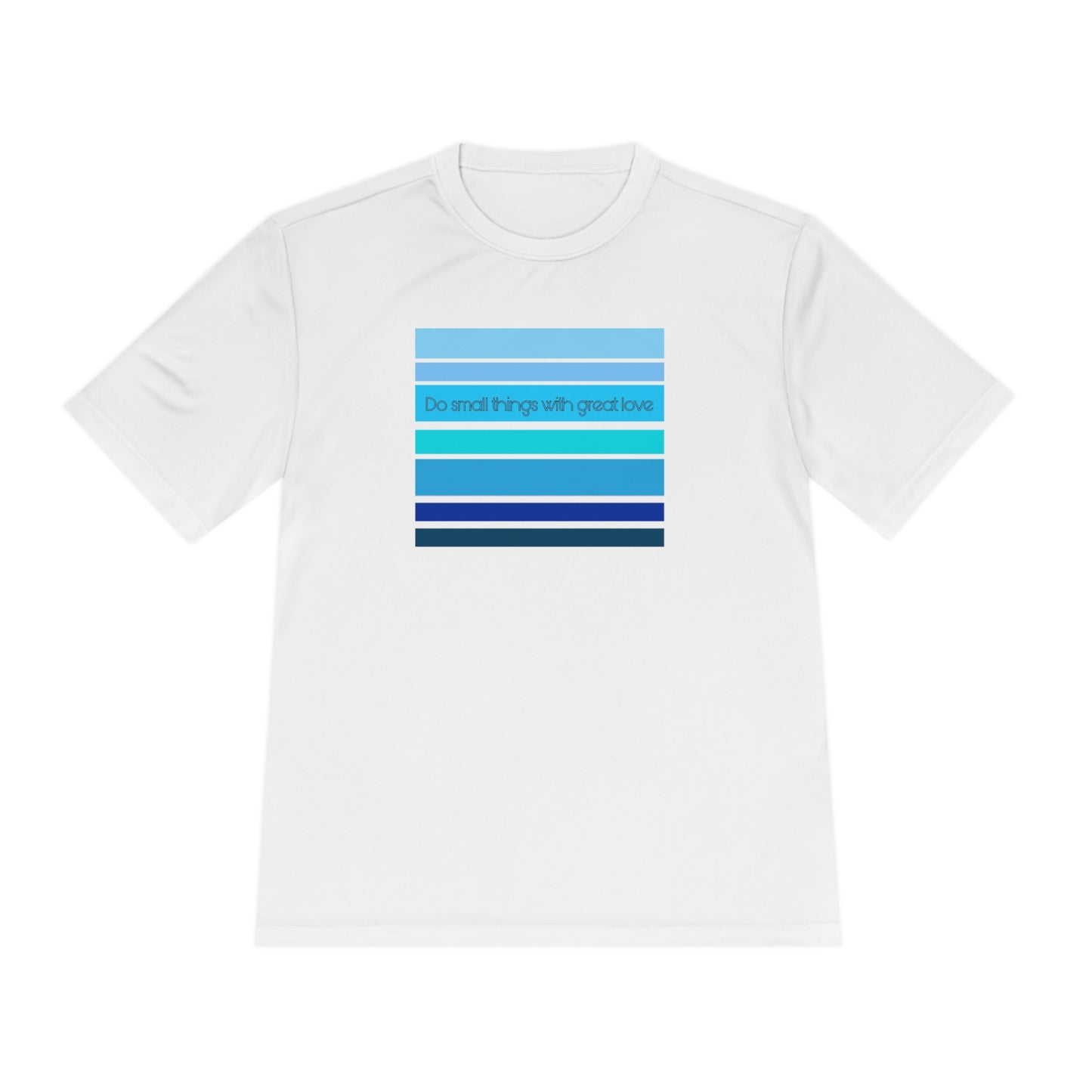 HLC Blue Stripes Unisex Moisture Wicking Tee