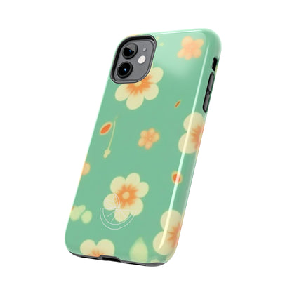 Vintage Coral flowers Tough Phone Cases