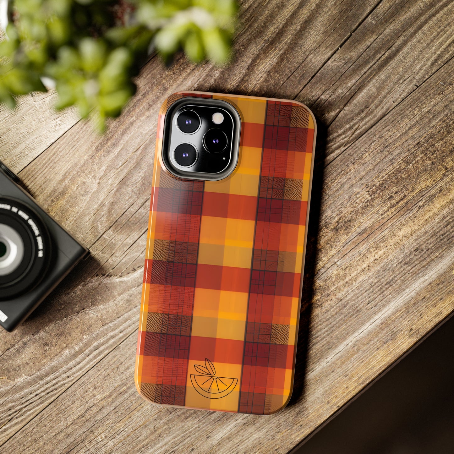 Vintage Fall Plaid HLC Tough Phone Cases