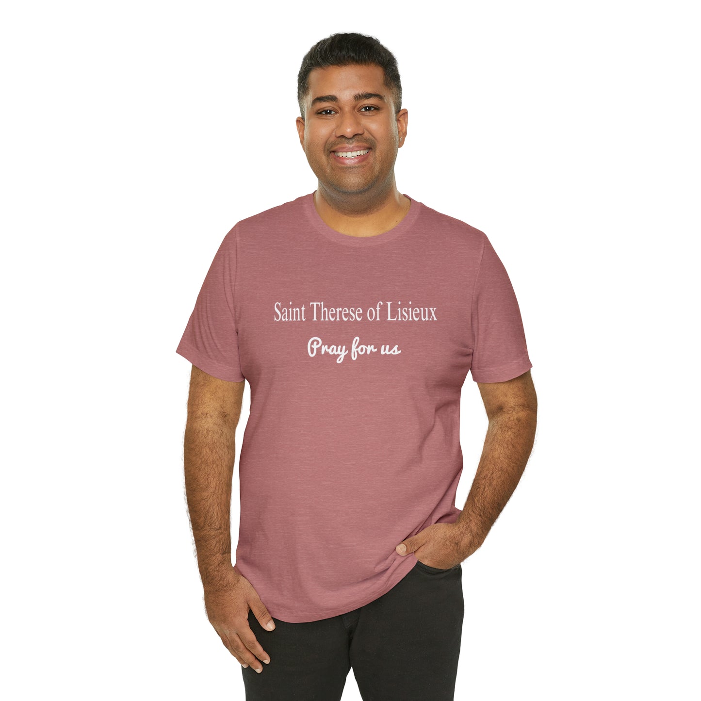 Saint Therese of Lisieux Unisex Jersey Short Sleeve Tee