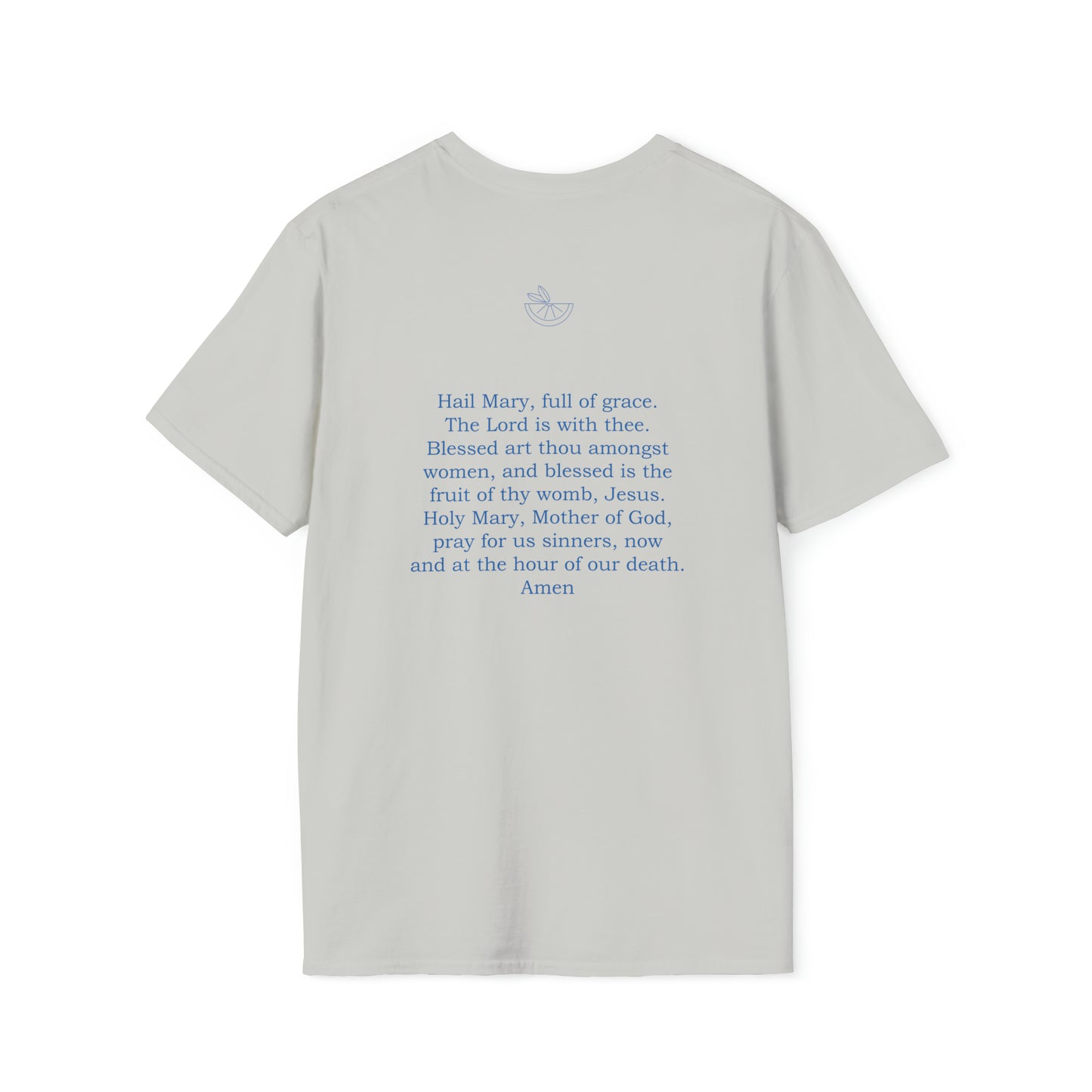 Hail Mary W/ prayer Unisex Softstyle T-Shirt