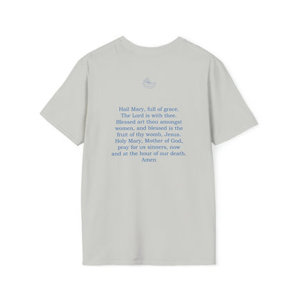 Hail Mary W/ prayer Unisex Softstyle T-Shirt