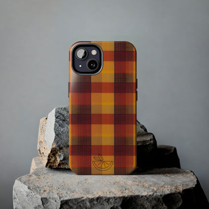 Vintage Fall Plaid HLC Tough Phone Cases