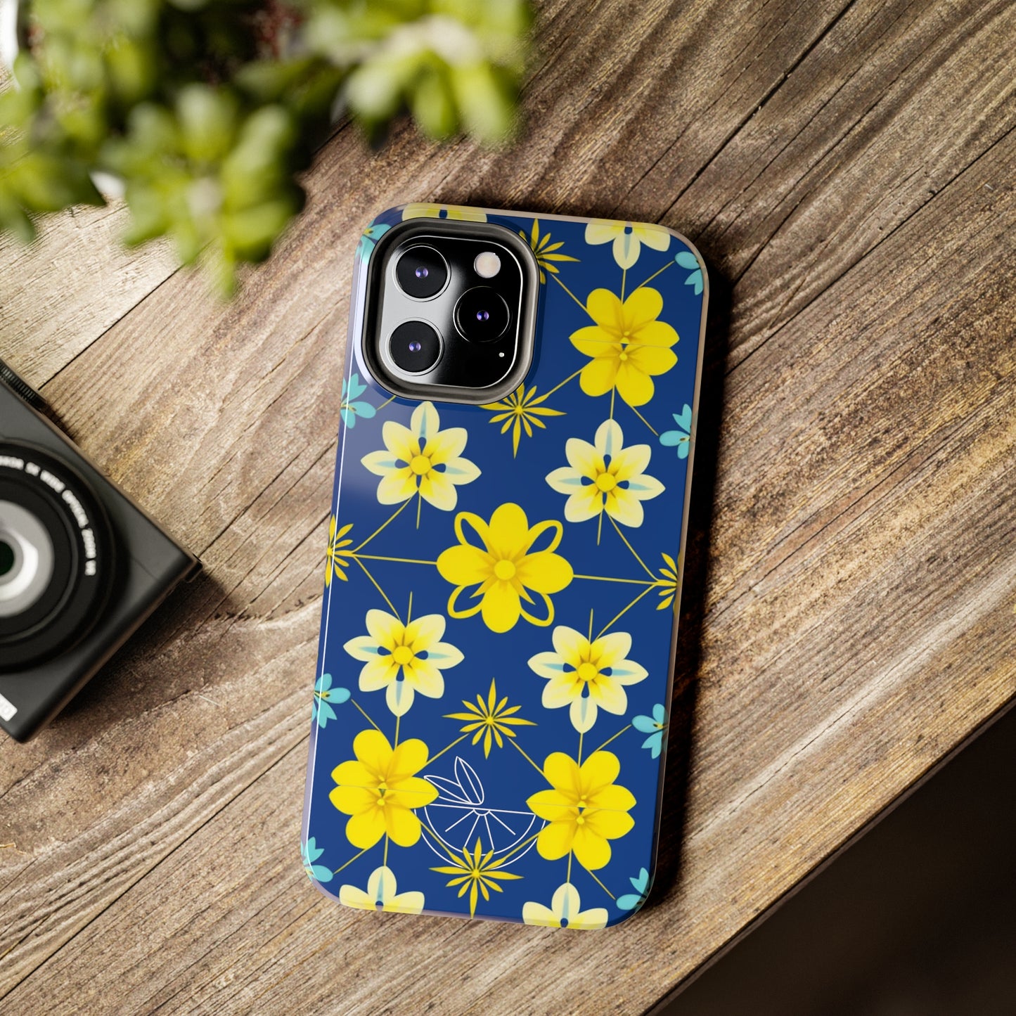 Vintage Yellow Flowers Tough Phone Cases