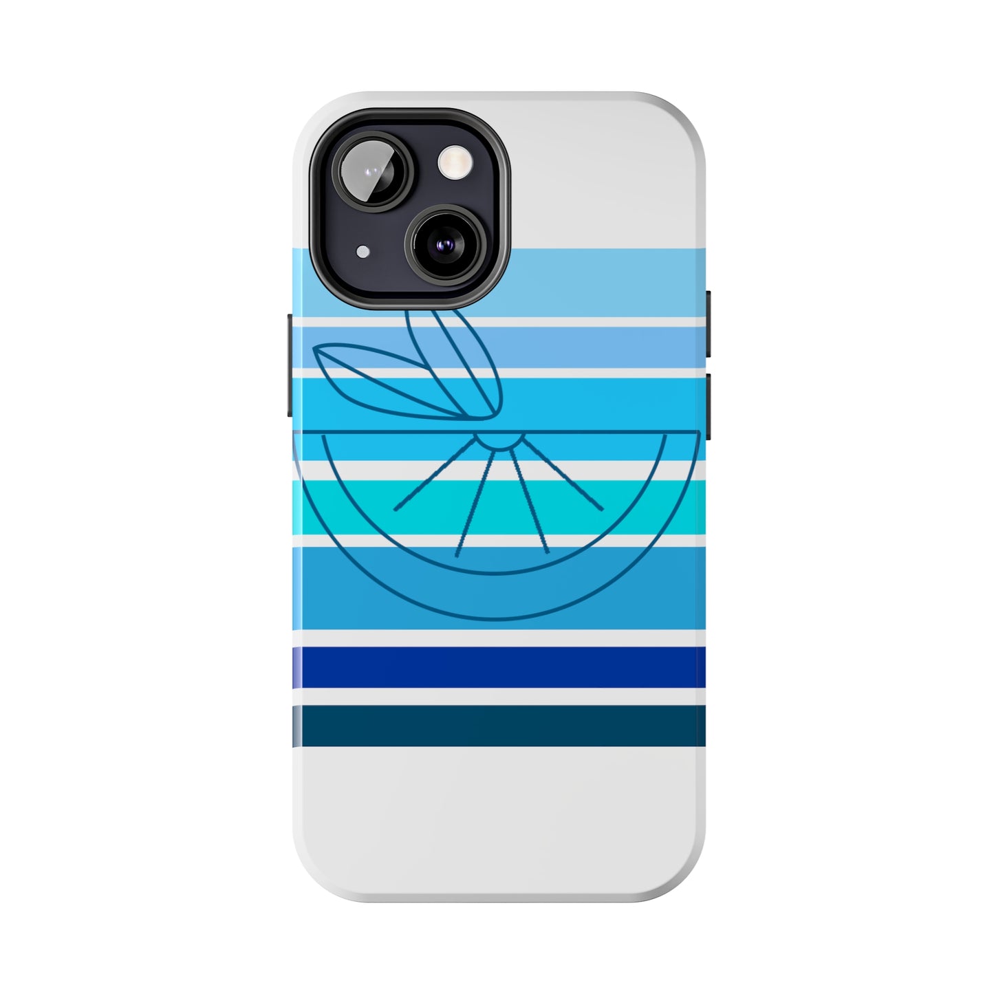 HLC Blue Stripes Tough Phone Cases