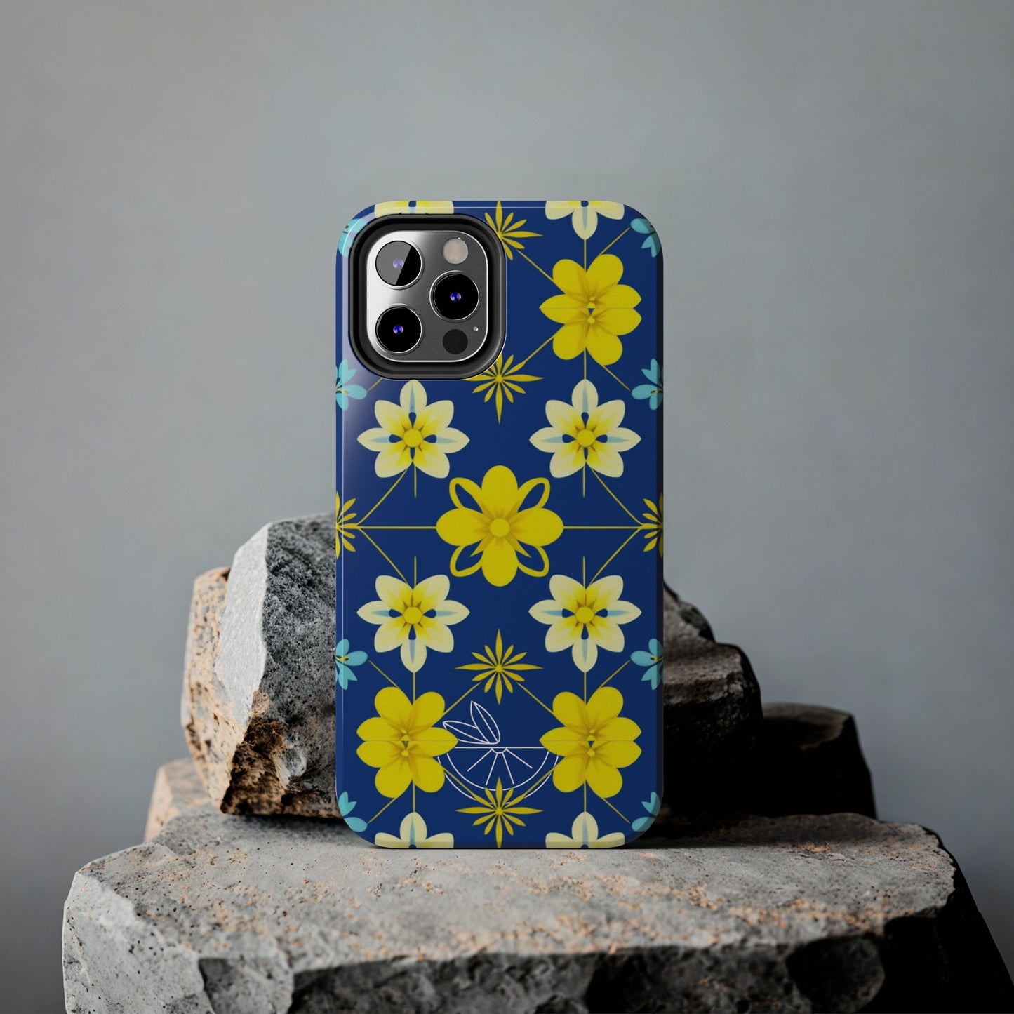 Vintage Yellow Flowers Tough Phone Cases