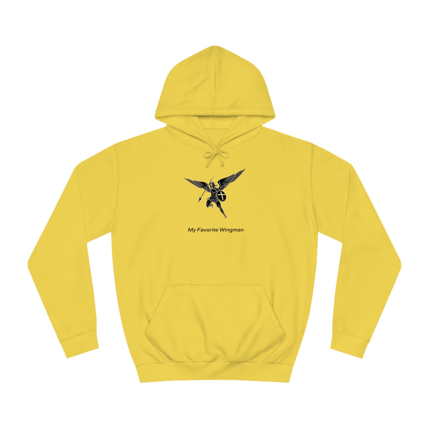 Archangel Saint Michael Wingman Unisex College Hoodie