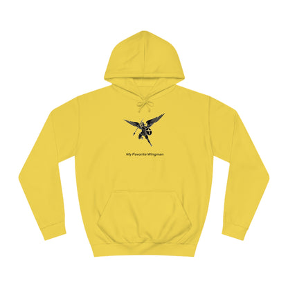 Archangel Saint Michael Wingman Unisex College Hoodie