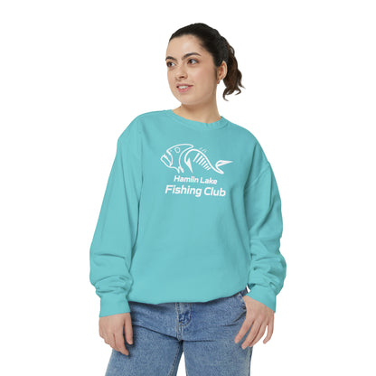 FCF Co. Hamlin Lake Fishing Club Unisex Garment-Dyed Sweatshirt