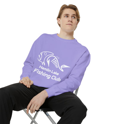 FCF Co. Hamlin Lake Fishing Club Unisex Garment-Dyed Sweatshirt