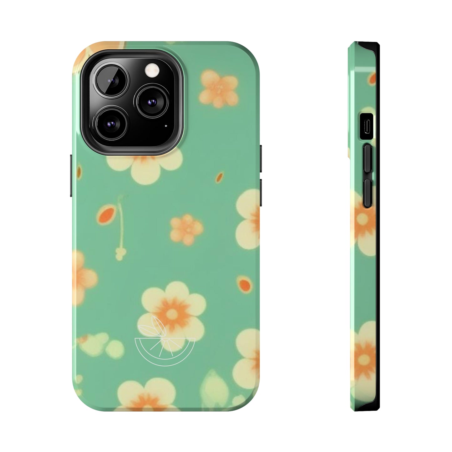 Vintage Coral flowers Tough Phone Cases