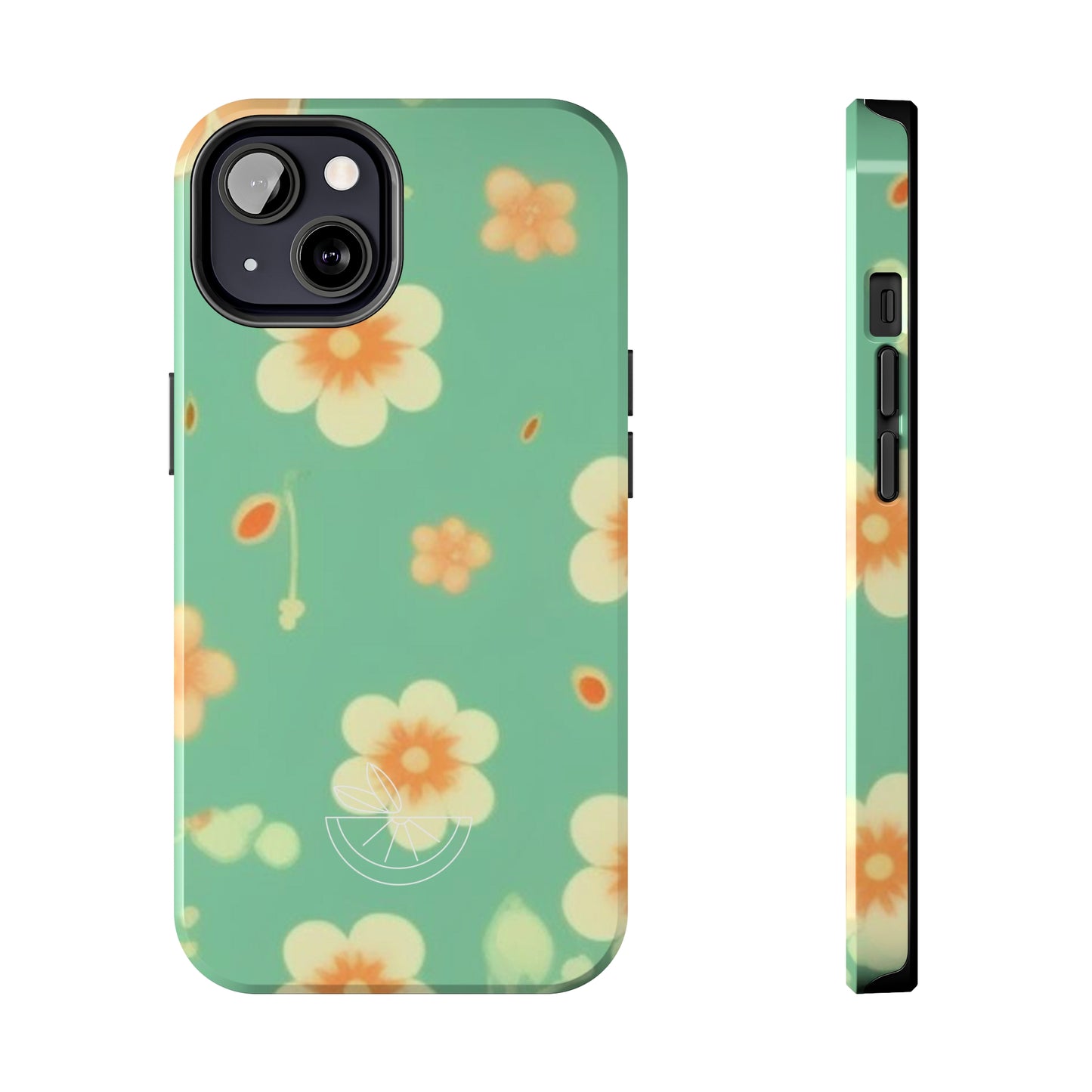 Vintage Coral flowers Tough Phone Cases