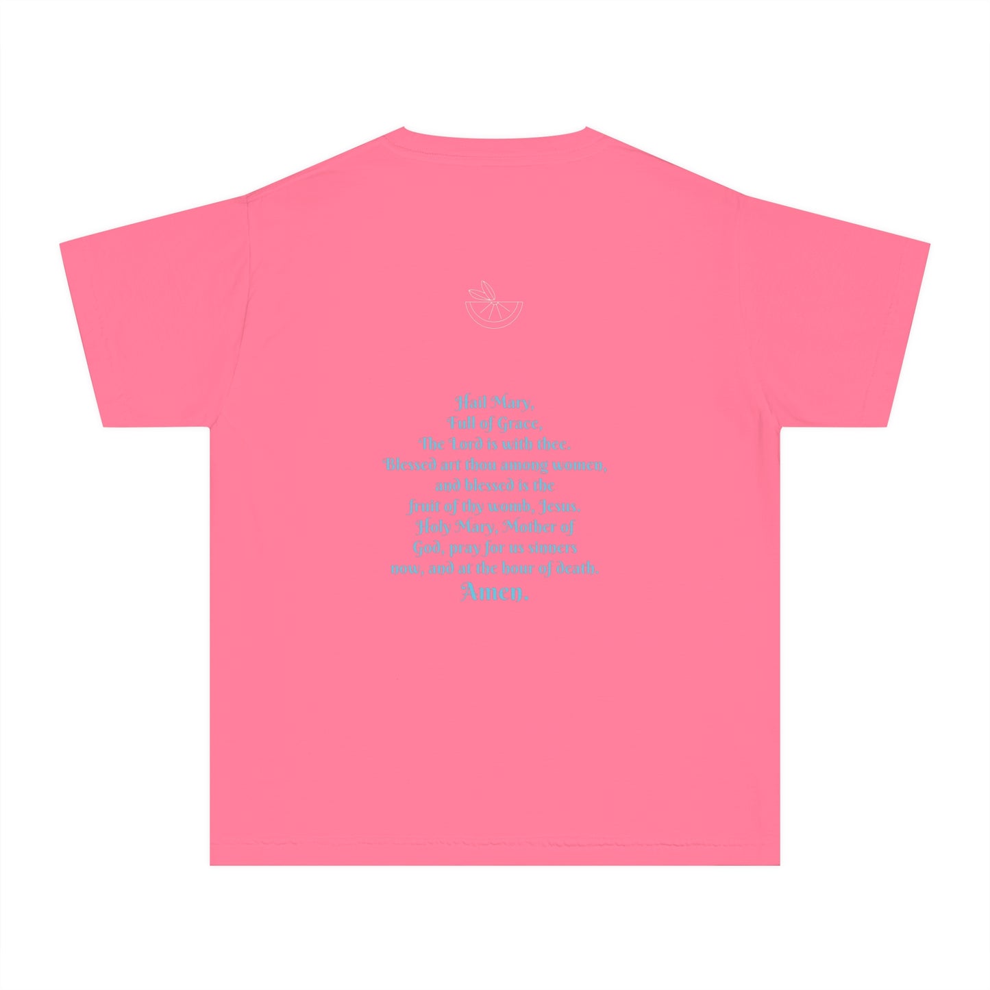 Hail Mary FoG w/prayer Youth Midweight Tee