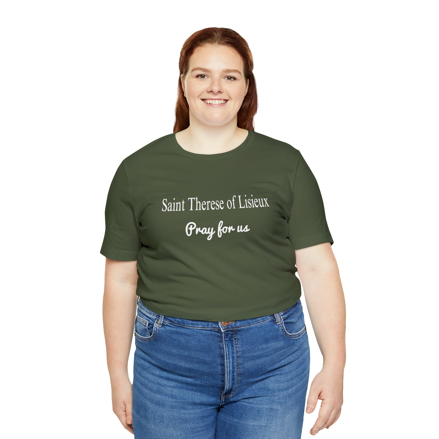 Saint Therese of Lisieux Unisex Jersey Short Sleeve Tee