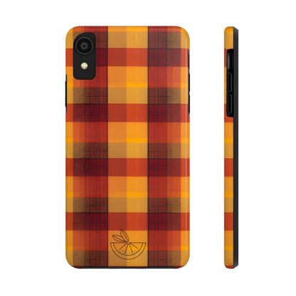 Vintage Fall Plaid HLC Tough Phone Cases