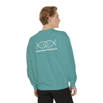 FCF Co. Hamlin Lake Fishing Club Unisex Garment-Dyed Sweatshirt