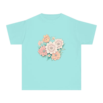 Hail Mary Prayer/Flowers Youth Midweight Tee