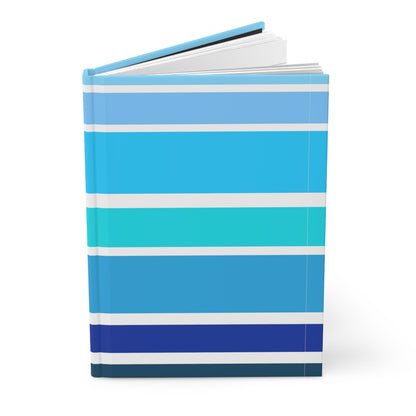 HLC Blue Stripes Hardcover Journal Matte