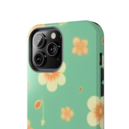 Vintage Coral flowers Tough Phone Cases