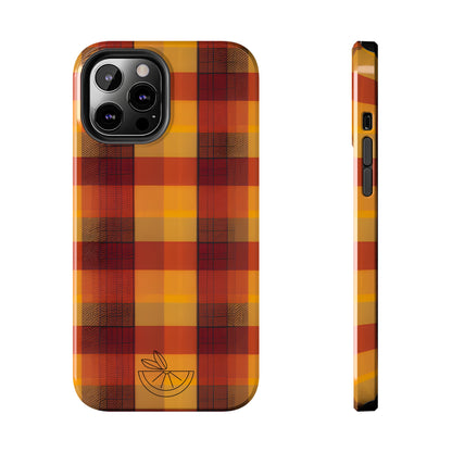 Vintage Fall Plaid HLC Tough Phone Cases