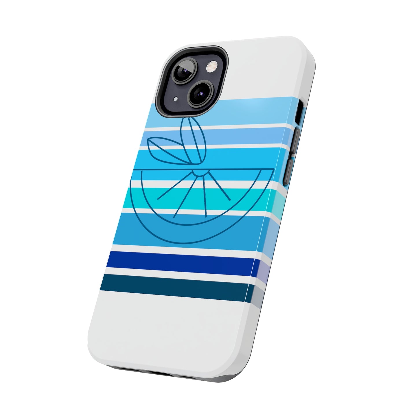 HLC Blue Stripes Tough Phone Cases