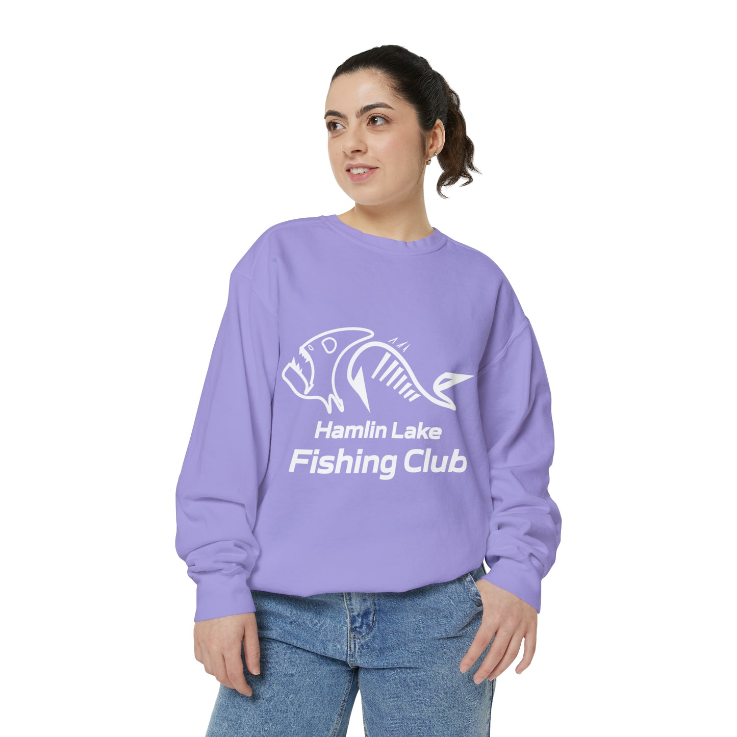 FCF Co. Hamlin Lake Fishing Club Unisex Garment-Dyed Sweatshirt