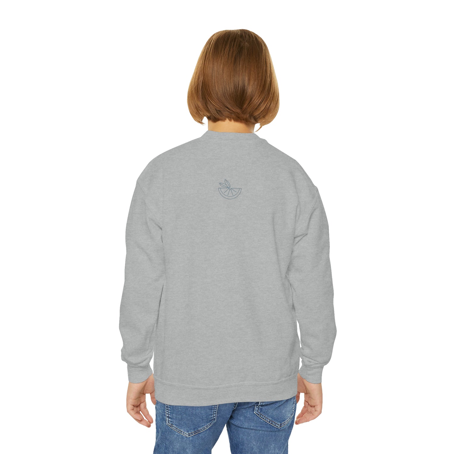 HLC Blue Stripes Youth Crewneck Sweatshirt