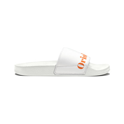 Orioles Fan Youth PU Slide Sandals