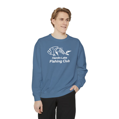 FCF Co. Hamlin Lake Fishing Club Unisex Garment-Dyed Sweatshirt