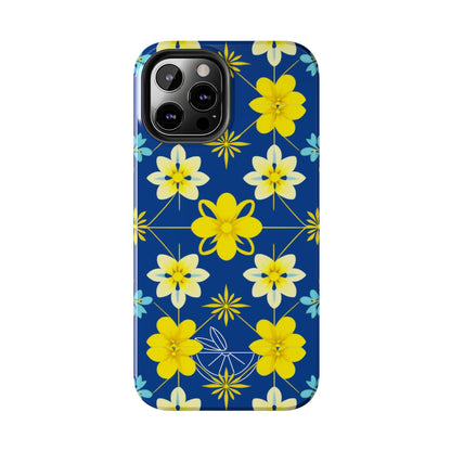 Vintage Yellow Flowers Tough Phone Cases