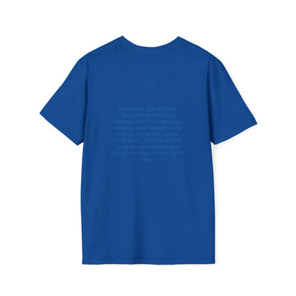 Hail Mary W/ prayer Unisex Softstyle T-Shirt