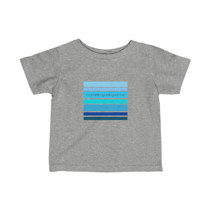 HLC  Blue Stripes Infant Fine Jersey Tee