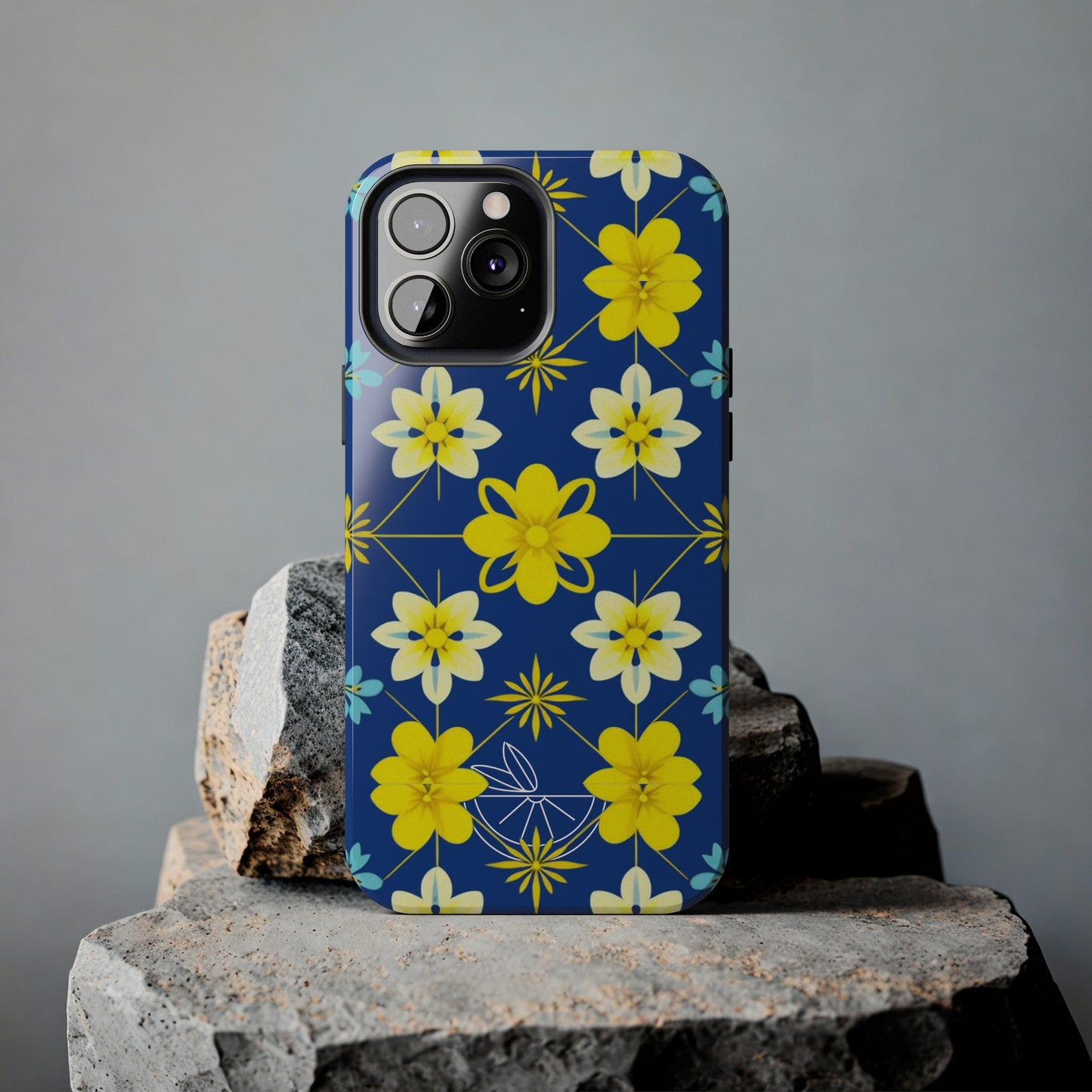 Vintage Yellow Flowers Tough Phone Cases